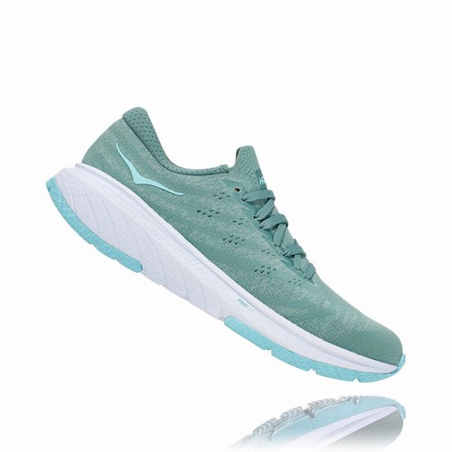 Hoka One One CAVU 3 Road Running Shoes For Women India Green IN-4519